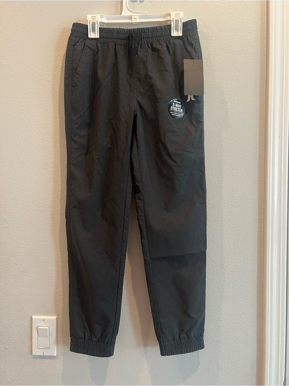 Kids Hurley Black Jogger Pants